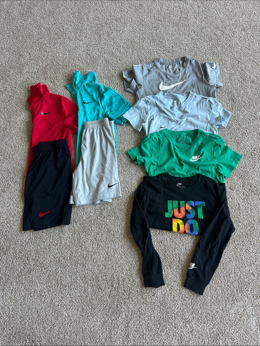 Nike Kids' Assorted T-Shirt & Shorts Bundle - size 6